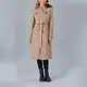 Coat with Feather Hood - Women's Wear - Turkey Fashion