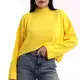 Long Sleeve Tricot Sweater - Women's Wear - 70% Cotton & 30% Polyester