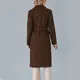 Coat with Belt and Arm Button - Women's Wear - Turkey Fashion