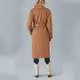 Coat with Belt and Drop Shoulder - Women's Wear - Turkey Fashion