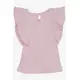 Frilly Sleeves Tank Top - Baby Girls' Wear - 90% Cotton & 10% Lycra