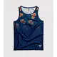 Sleeveless Printed Sports Tank Top Flowers - Men's Wear - Polyester