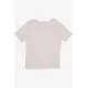 Text Design Casual T-Shirt - Girls' Wear - Cotton