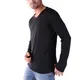 Long Sleeves V-Neck T-Shirt - Men's Wear - Mixed Poly-cotton