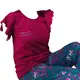 بيجامة بورجندي عالية الجودة -ملابس بالجملة - ملابس نوم للنساء - قطن - مريح - تجارة هب