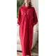 Premium Quality Maroon Pajama Dress - Wholesale Clothing - Women's Clothes - Velvet - Stylish - Tijarahub