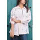 High Quality White Embroidered Oversized Shirt - Wholesale Women Clothing - Cotton - Trendy - Tijarahub