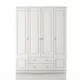 Inci 4 Doors 2 Drawers Wardrobe 50 x 140 x 182 cm - Wholesale - White - Sunroyal Concept
TijaraHub