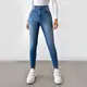 Blue Skinny Jeans Pants - B2B - Fashion For Women - Caspita TijaraHub