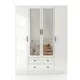 Lavinia 4 Doors 2 Drawers Wardrobe 50 x 140 x 182 cm - Wholesale - White - Sunroyal Concept TijaraHub