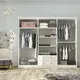 Zenio Assos Diamond 6 Door 2 Drawer Wardrobe – Bulk – Turkish Furniture – Zenio Mobilya. TijaraHub!