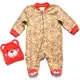 Teddy Bear Baby Jumpsuit - Soft Cotton Comfort, Baby's Clothing - B2B - Baby Shoora​ - TijaraHub