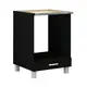 Ankastre Module - Stove Cabinet Kitchen Furniture - Black – B2B – Turkish Furniture – Zenio Mobilya​ - TijaraHub