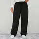 Women Travel Trousers - Wholesale - Black - Erdil Tekstil TijaraHub