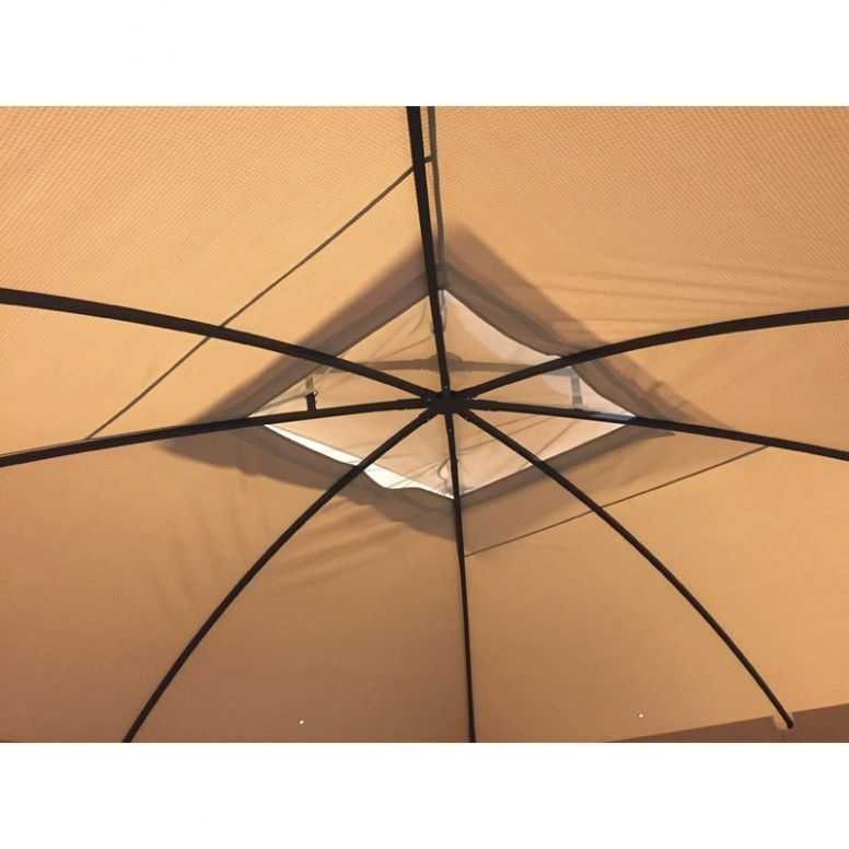 Replacement Canopy For Riviera Wicker Gazebo – Riplock 350 Garden … With Wilson & Fisher Sonoma Gazebo (Gallery 15 of 25)