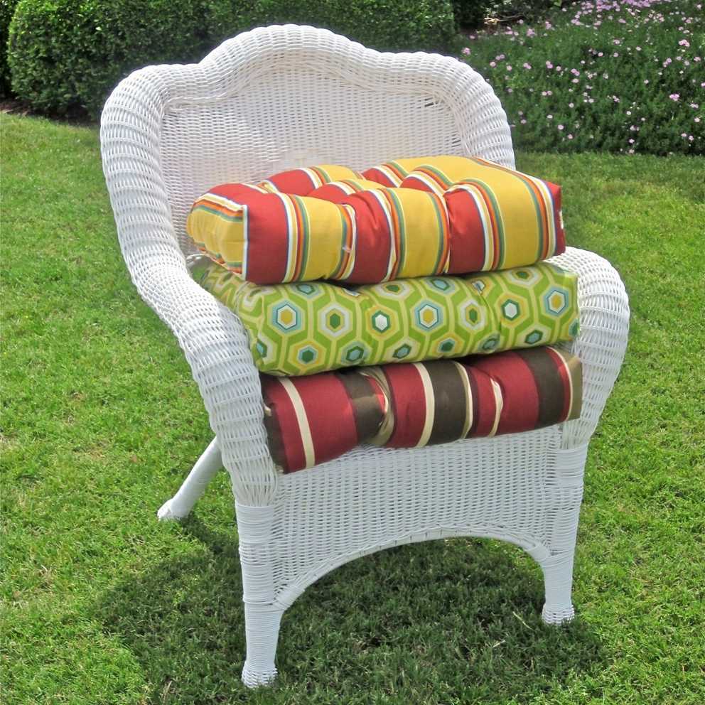 Wicker Patio Cushions – Kemist.orbitalshow.co In Outdoor Patio Chair Cushions (Gallery 16 of 25)