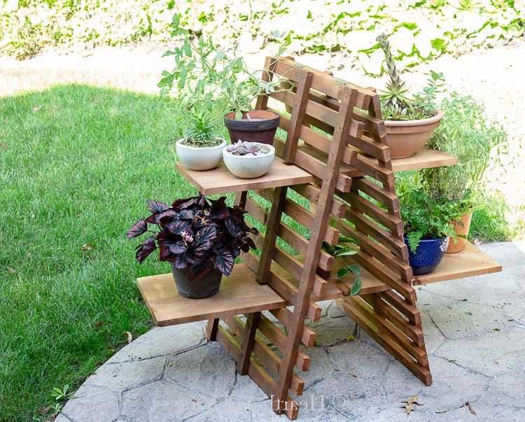 Diy Indoor/outdoor Plant Stand For Multiple Plants In Outdoor Plant Stands (Gallery 11 of 15)