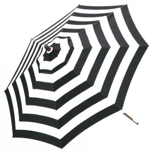 Black And White Patio Umbrella (Photo 25 of 25)