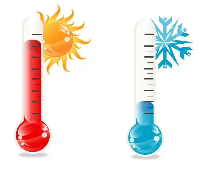 photo showing thermometers for tims ford lake water temperature