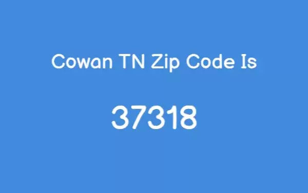 Cowan TN Zip Code