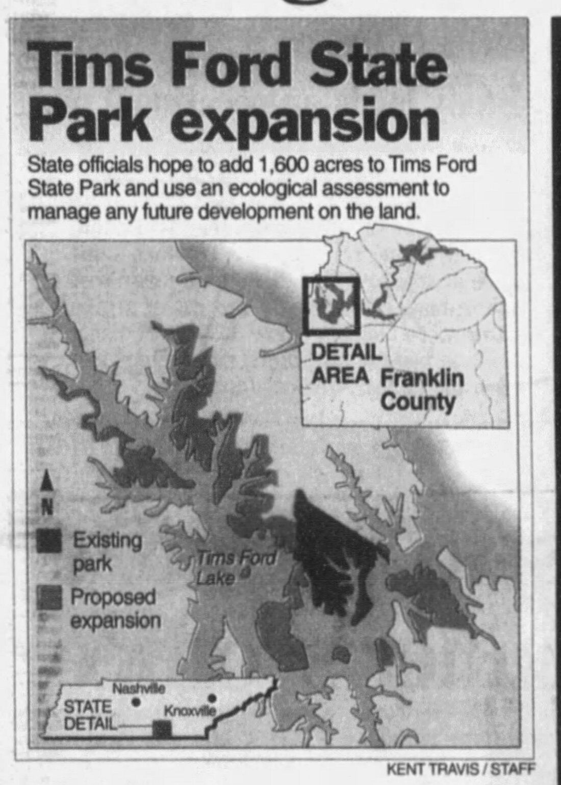 History of Tims Ford State Park