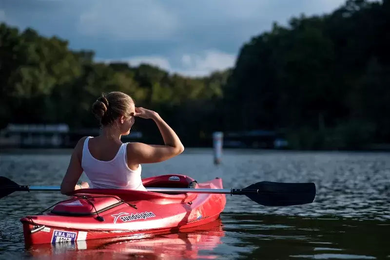 Kayaking on Tims Ford Lake