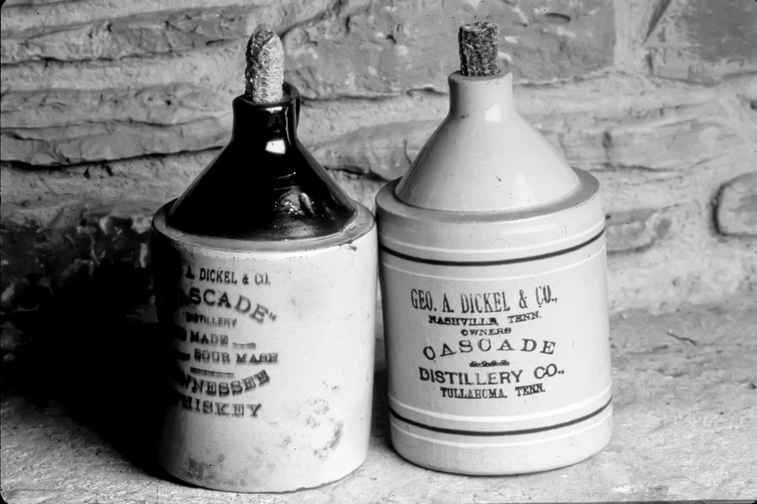 george dickel whiskey bottles c1900