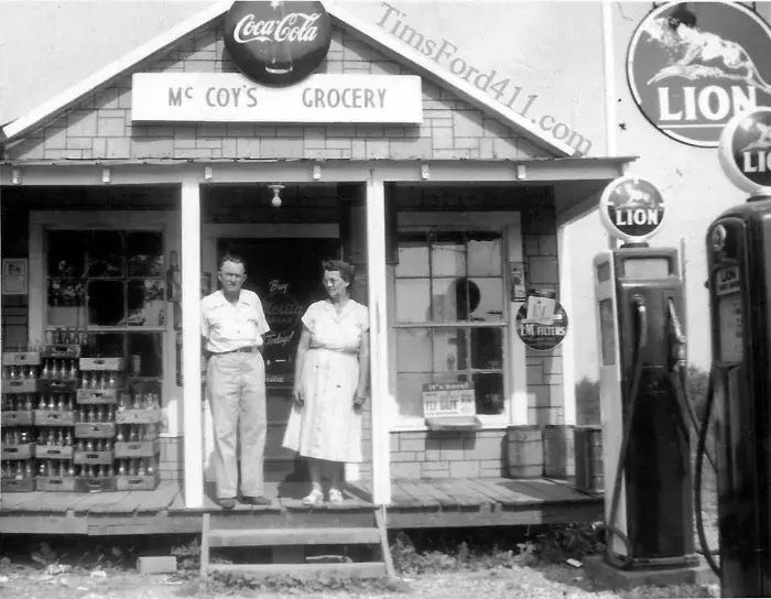 David McCoy's Store in Owl Hollow now buried by Tims Ford Lake