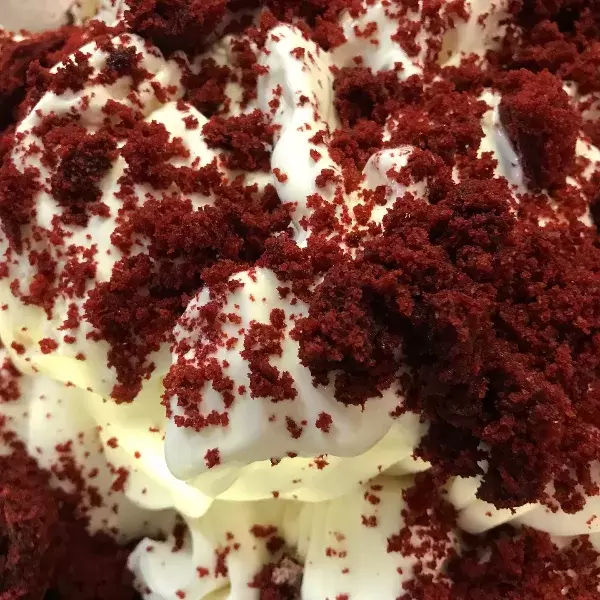 Red Velvet Ice Cream at Legacy Creamery In Tullahoma