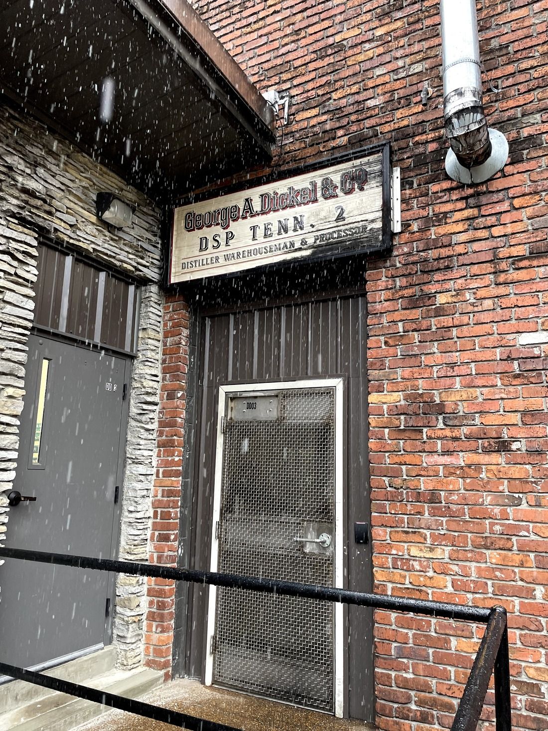 Entrance to the george dickel distillery distilling building