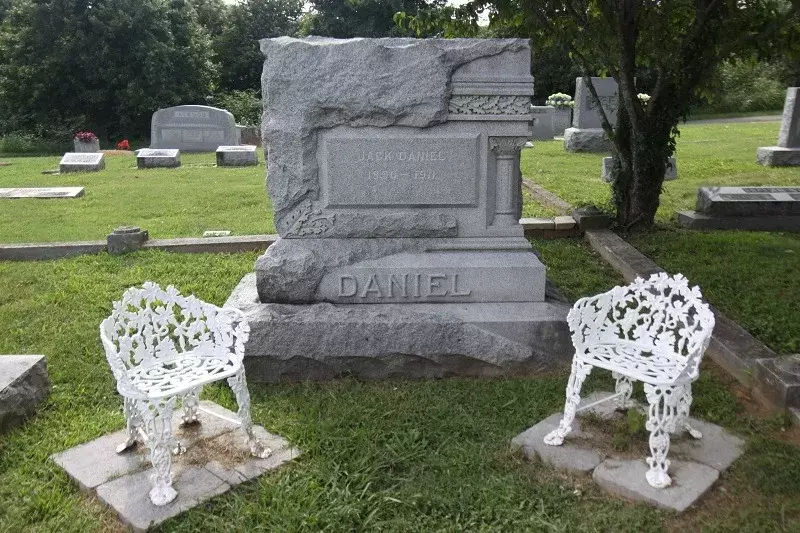 Jack Daniels Gravesite in Lynchburg TN