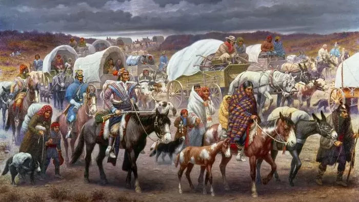 Trail of Tears art