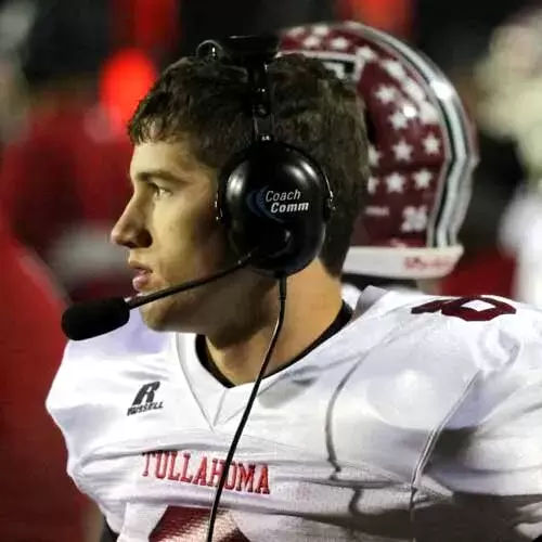 Legacy Creamery in Tullahoma -- Eli Grow playing football with headset on