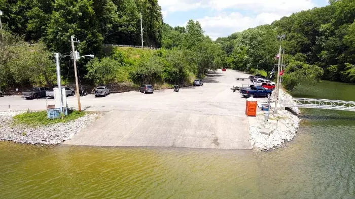 Holiday Landing Marina Boat Ramp on Tims Ford Lake