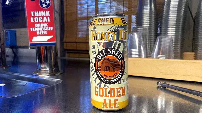 Ole Shed Brewery Tullahoma TN - can of golden ale