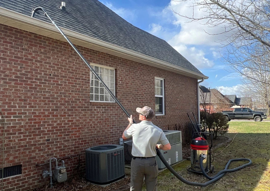 Gutter Cleaning - pressure washing