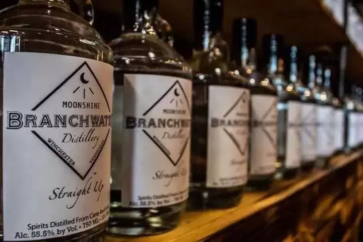 Bottled Moonshine - Branchwater Distillery in Winchester TN