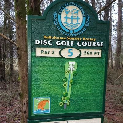 Company East Park Sunrise Rotary Disc Golf Course in Tullahoma TN