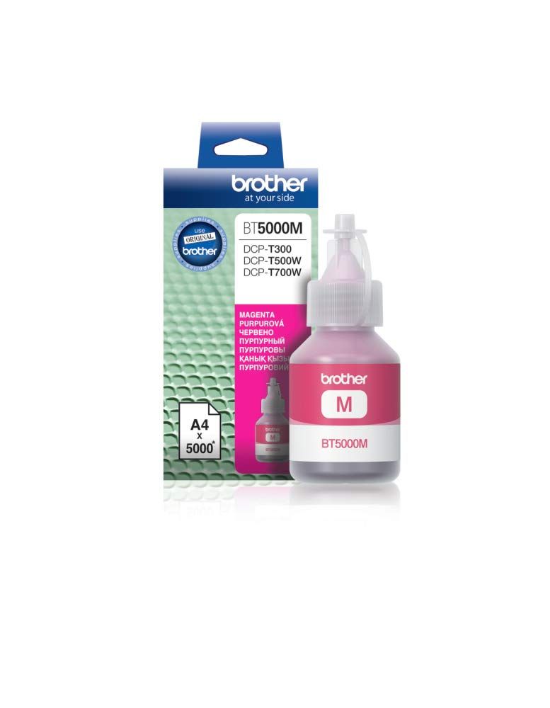 Brother Ink Bottle for Ink Tank Printer - Magenta -BT5000M