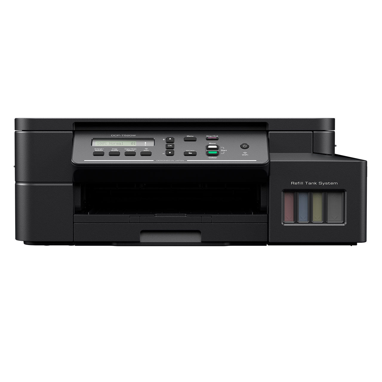 Brother All-in-One Inktank Printer with WIFI and LCD Display - DCP-T520W