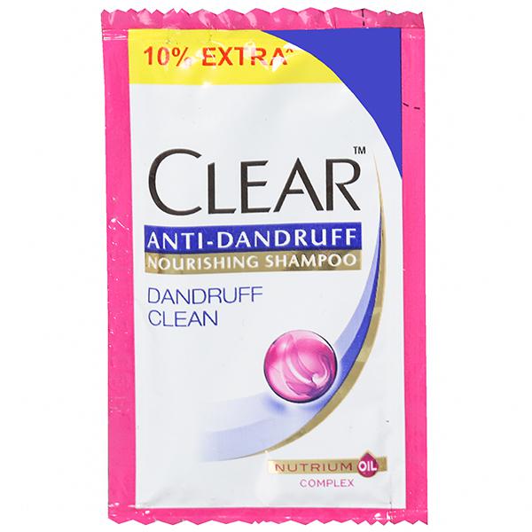 Clear Anti Dandruff (Dandruff Clean) Nourishing Shampoo (Extra 10%) 5 ml x 16nos