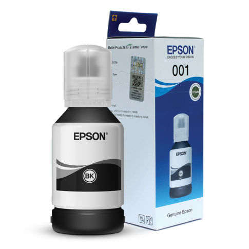 Epson Ink Bottle for Ink Tank Printer - Black - 001