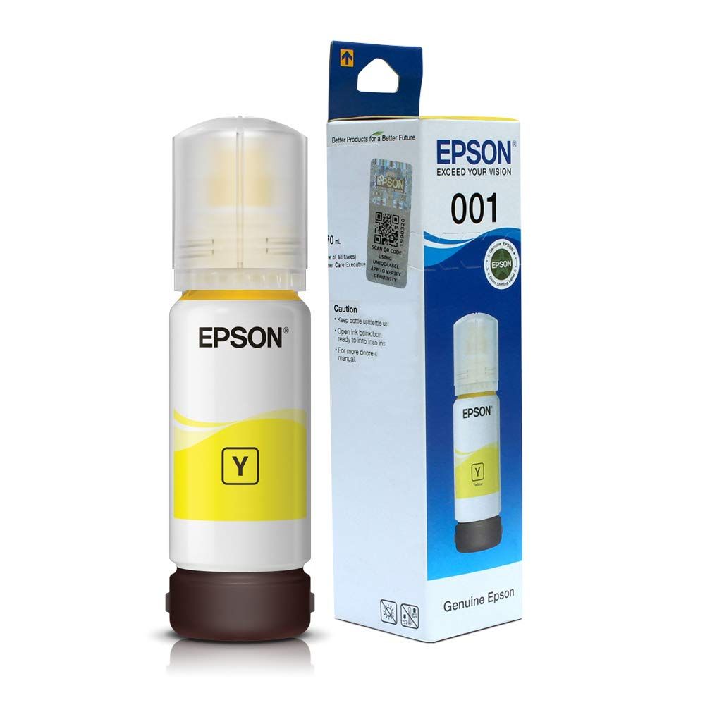 Epson Ink Bottle for Ink Tank Printer - Yellow - 001