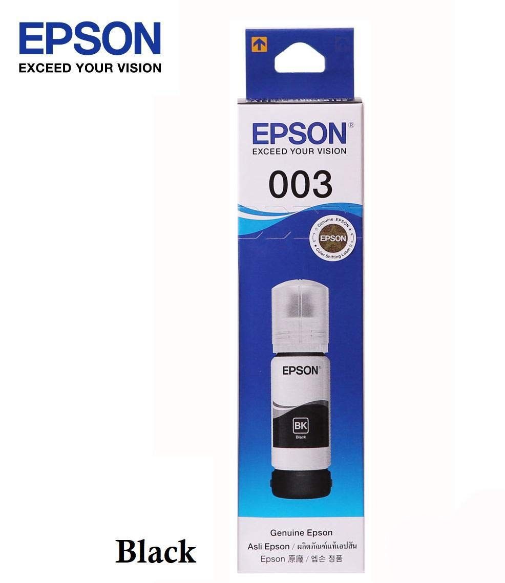 Epson Ink Bottle for Ink Tank Printer - Black - 003