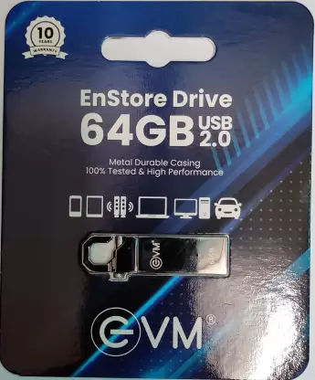 EVM Metal Pendrive - 2.0 - 64GB