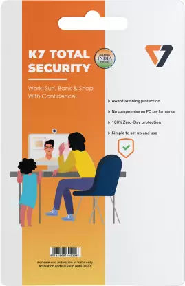 K7 Total Security 1 User 1 Year  (Voucher) 