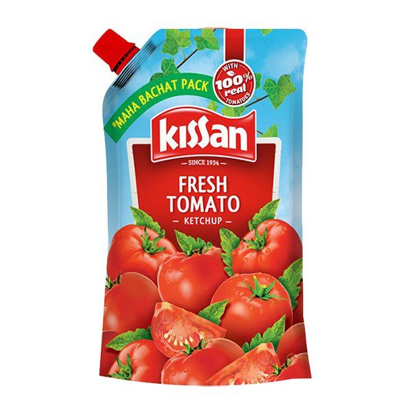 Kissan Fresh Tomato Ketchup-450g-pouch