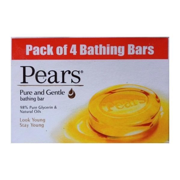 Pears Pure &amp; Gentle Soap - 75g x 4 Nos