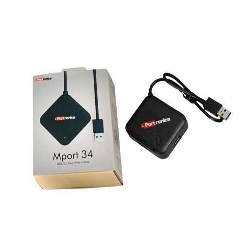 Portronics 4 Port USB HUB - 3.0 - MPORT 34