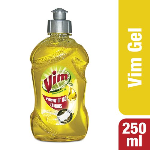 Vim Lemon Concentrated Dishwash Gel - 500ml -Bottle